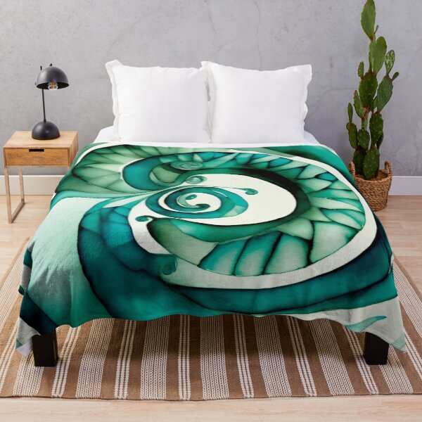 Aperçu de l'œuvre Spirale aquarelle océan 005 créée et vendue par ElectraW.