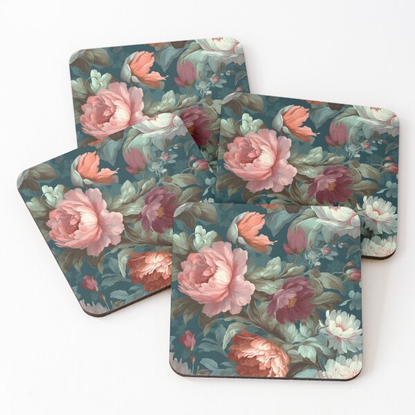 Item preview, Peonies Seamless Pattern designed and sold by EnchantedPixel3.