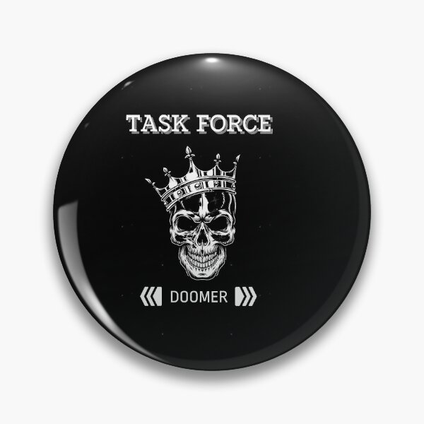 Item preview, Copy of Task Force Doomer - Skull With Crown,ferro, doomer, military, vdv, force, war russia, skull-tfd,,, designed and sold by blessedblossom-.