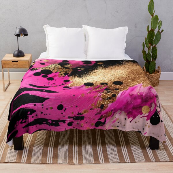 Artikelvorschau, Pink, Black and Gold Luxury Pattern 1 entworfen und verkauft von Jenson Major.