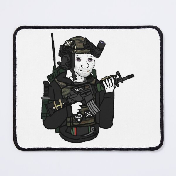Item preview, Copy of Task Force Doomer Wojak,ferro, doomer, military, vdv, force, war russia, skull-tfd,,, designed and sold by blessedblossom-.