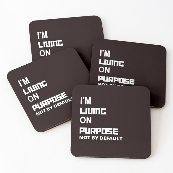 Item preview, I’m Living On Purpose…Not By Default designed and sold by Enhanceinner “Living The Life”.