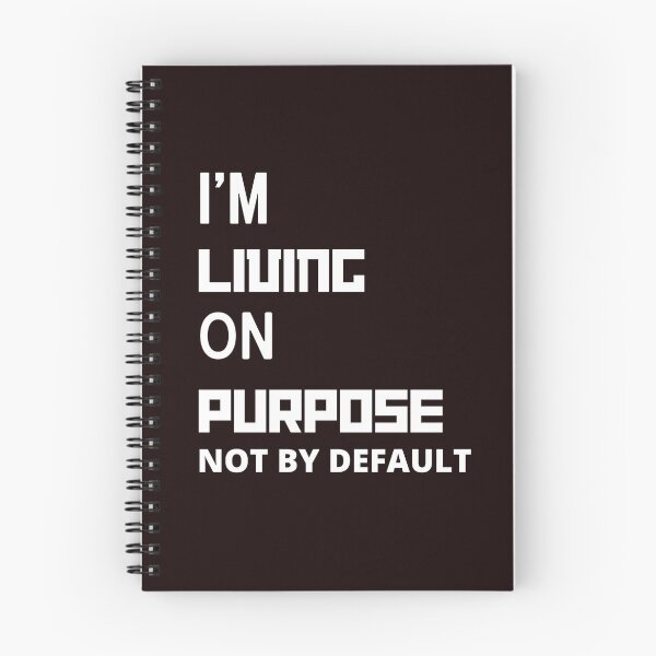 Item preview, I’m Living On Purpose…Not By Default designed and sold by Enhanceinner “Living The Life”.