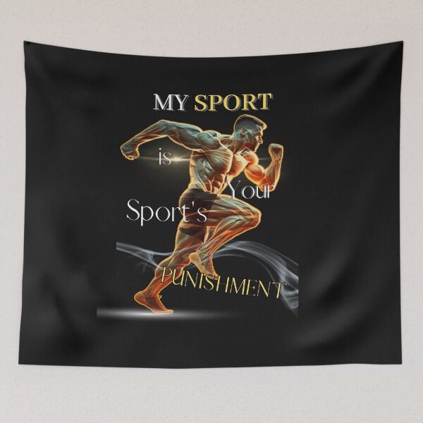 Item preview, running my sport is your sports punishment designed and sold by Artzemia.