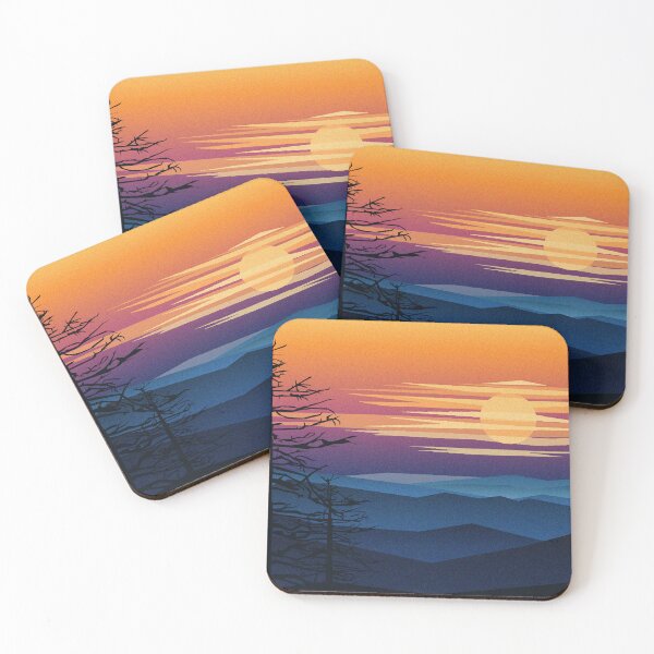 Item preview, Sunset over the mountains designed and sold by Sirin99.
