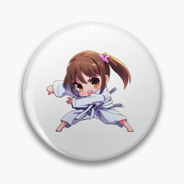 Artikelvorschau, Nehmen Sie eine Pose ein: Kanalisieren Sie Ihre innere Anime-Heldin mit diesem Karate-Mädchen-T-Shirt entworfen und verkauft von teespedia.