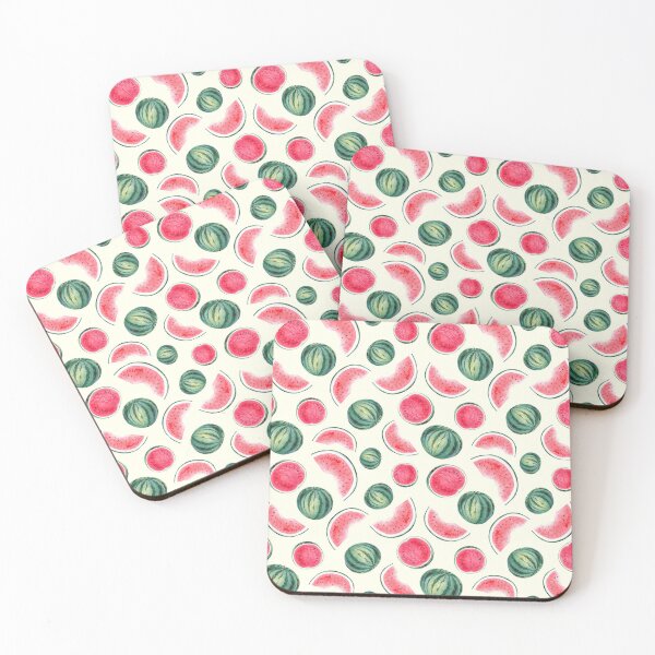 Item preview, Cute Watercolor Watermelon Pattern designed and sold by smudgedesigns.