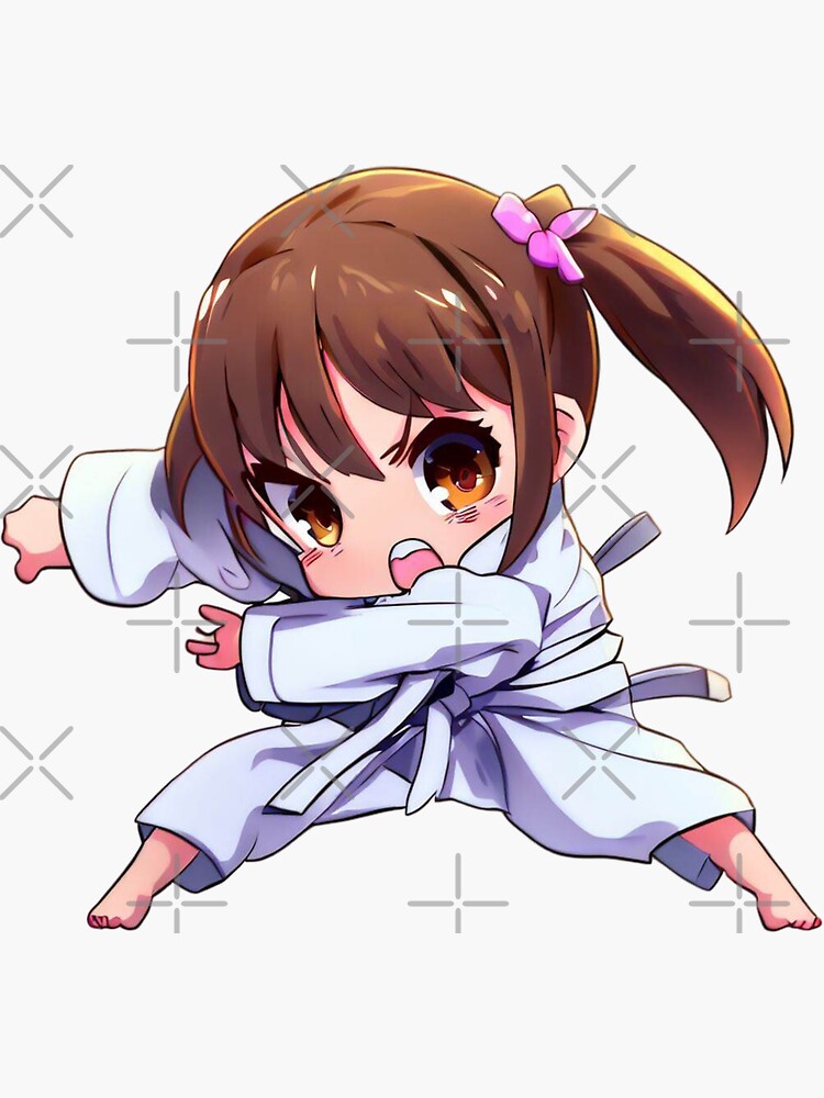 Strike a Pose: Channel Your Inner Anime Heroine with This Karate GirlT-Shirt\