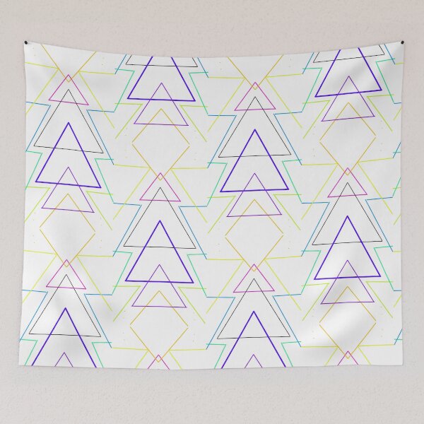 Item preview, Geometric pattern of triangles designed and sold by Budibabe.