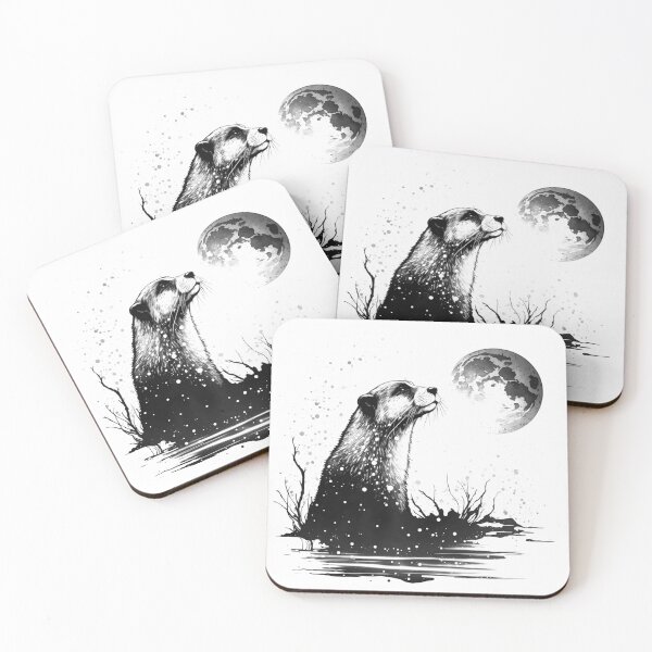 Item preview, cute otter design sweet animal design high quality designed and sold by Tomioka-Art.