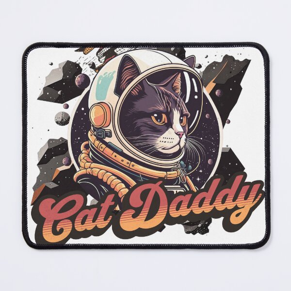 Item preview, Cat Daddy Vintage Eighties Style Cat Retro Distressed designed and sold by cutefashion.