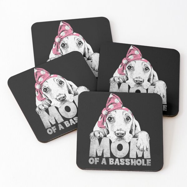 Item preview, Mom Of A Basshole Basset Lover Gift Basset Hound Dog Mom designed and sold by Africanob.