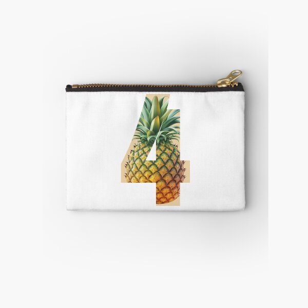Item preview, Pineapple Summer Pattern Design Number Four 4 Sticker designed and sold by AdiRemba.
