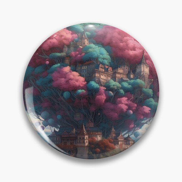Item preview, Anime ghibly tree castle designed and sold by LJaco.