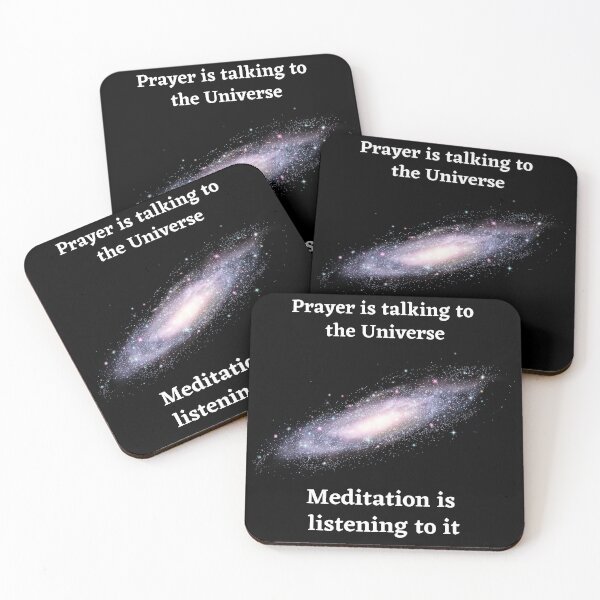 Item preview, Prayer vs Meditation, the Universe, Cosmos, Quantum Physics, Motivation designed and sold by Rogue-Studio.