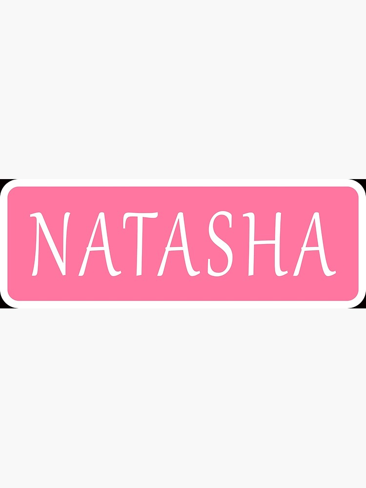 Natasha Girls Name Greeting Card for Sale by jeallan | Redbubble