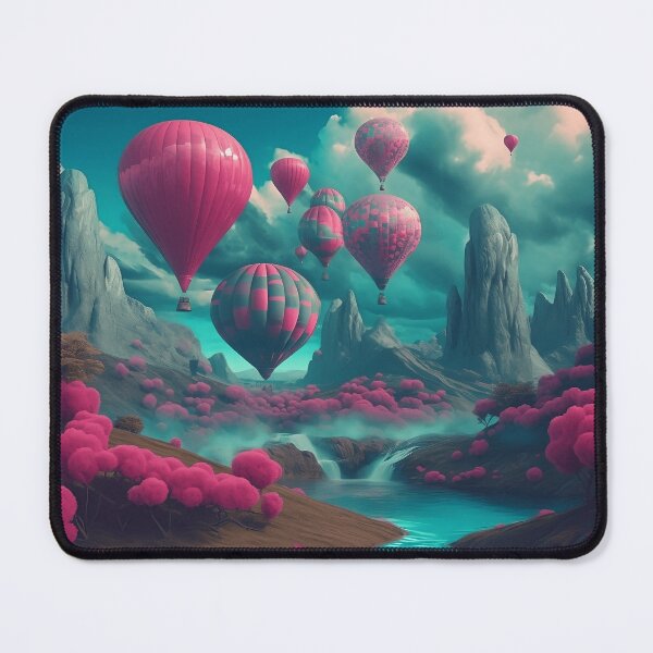 Item preview, Baloons abstract landscape. designed and sold by LJaco.