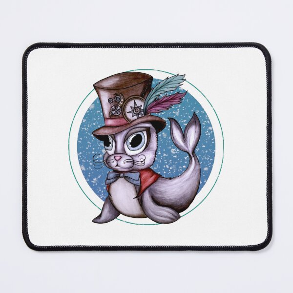 Item preview, Steampunk Seal designed and sold by Pebbledrops.