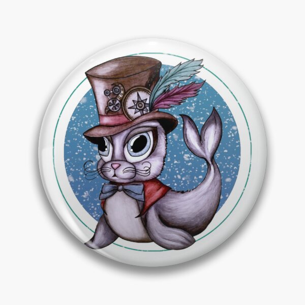 Item preview,  Steampunk Seal designed and sold by Pebbledrops.