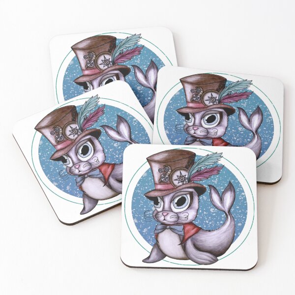 Item preview,  Steampunk Seal designed and sold by Pebbledrops.
