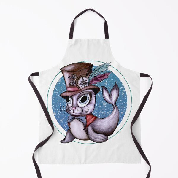 Item preview,  Steampunk Seal designed and sold by Pebbledrops.
