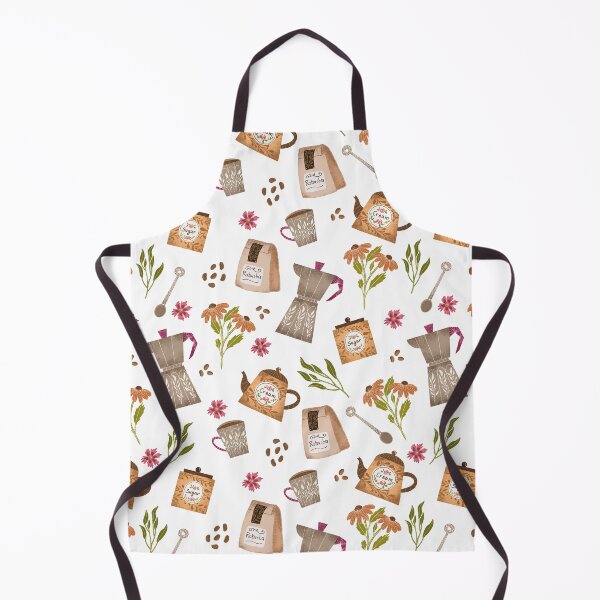 Item preview, Moka pot coffee aesthetic pattern designed and sold by pinkyfish1010.