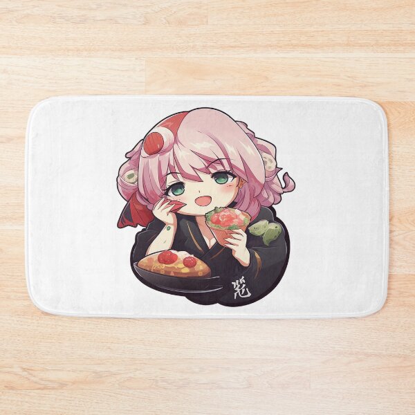 Artikelvorschau, Super nettes Chibi-Anime-Mädchen, das isst entworfen und verkauft von VersatileImages.