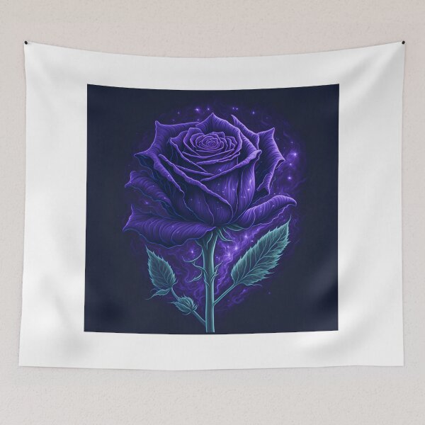Item preview, Starry Night Rose: High Quality T-Shirt Design with Luminous Graphics Engine and UHD Detailing designed and sold by RedArtG09.