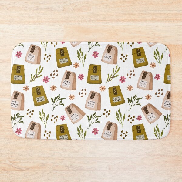 Item preview, Robusta Arabica bean pattern designed and sold by pinkyfish1010.