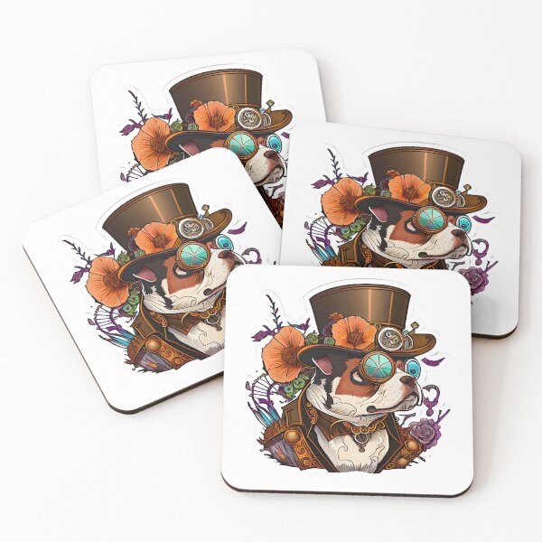 Item preview, steampunk cute bulldog flower designed and sold by futuresimo04.