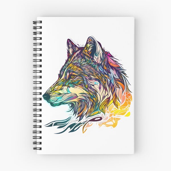 Item preview, Leafy Abstract Wolf Art designed and sold by PeteRascal.