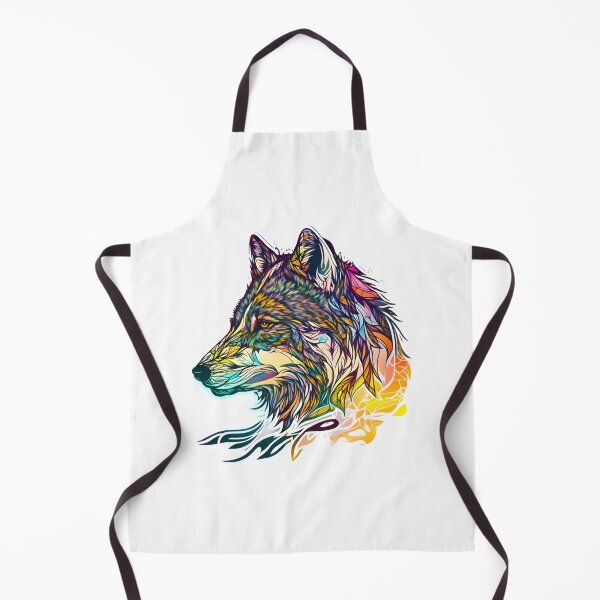 Item preview, Leafy Abstract Wolf Art designed and sold by PeteRascal.