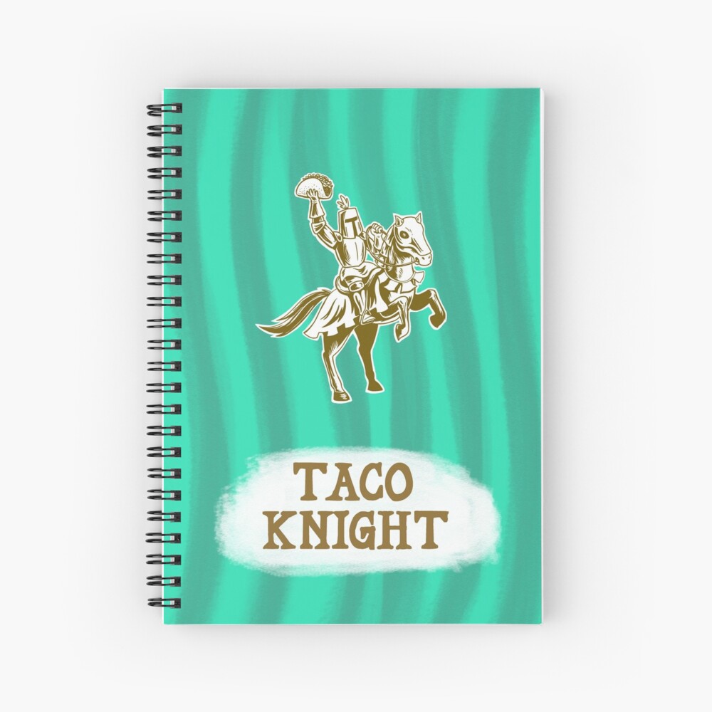 Taco Knight Spiral Notebook