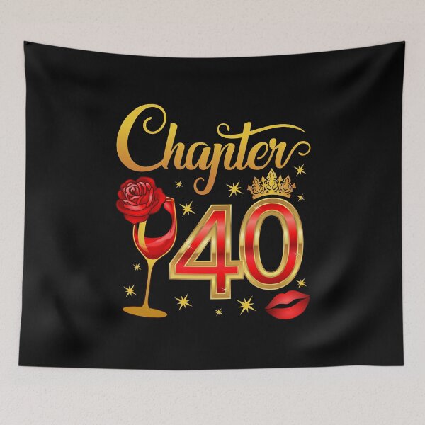 Item preview, 40th Birthday, chapter 40 lady’s, women’s  designed and sold by iclipart.