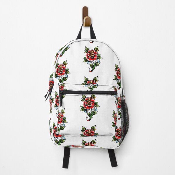Item preview, Traditional No Love Red Rose Tattoo designed and sold by Cesar Caligula.