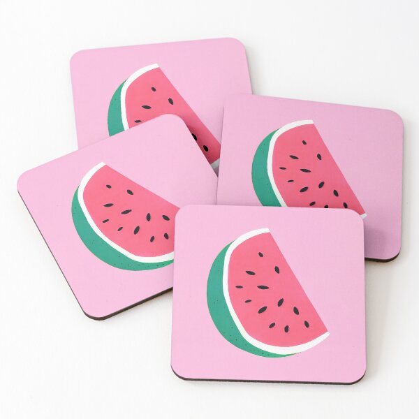 Item preview, Vintage Watermelon Pink Delight Fruit Print designed and sold by PinkNomad.