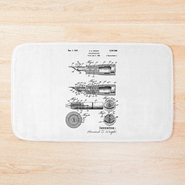 Item preview, Fountain pen patent 1937 Writer Gift idea designed and sold by anodyle.