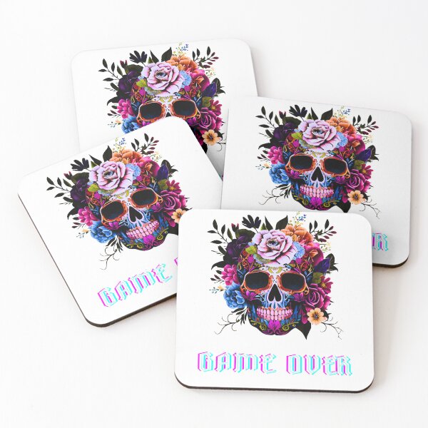 Item preview, bloom skull game over designed and sold by secretshopuk.