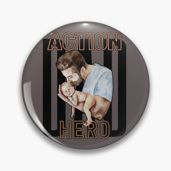 Item preview, Action Hero dad designed and sold by word2world.