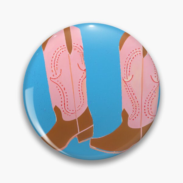 Item preview, West Cowgirl Retro Pink Boot Odyssey designed and sold by PinkNomad.