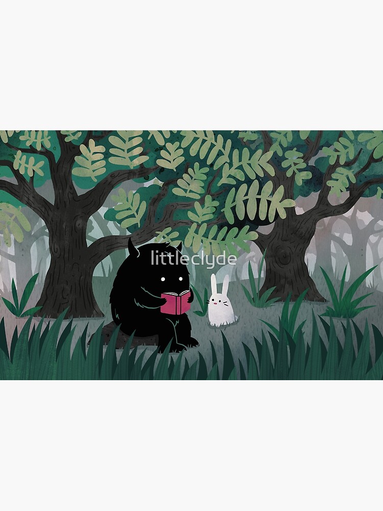 Thumbnail 2 of 2, Laptop Sleeve, Another Quiet Spot (in Green) designed and sold by littleclyde.