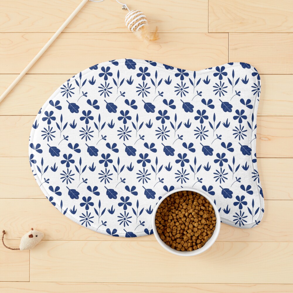 Aperçu de l'œuvre Tapis pour gamelle pour chat créée et vendue par LaFlamboyante.