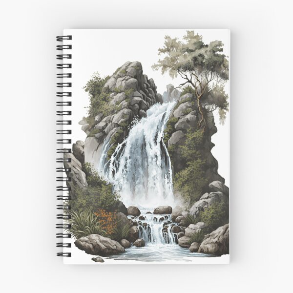 Item preview, Digital waterfall artwork designed and sold by Xiangster987.