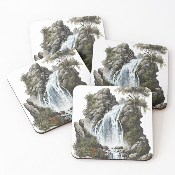 Item preview, Digital waterfall artwork designed and sold by Xiangster987.