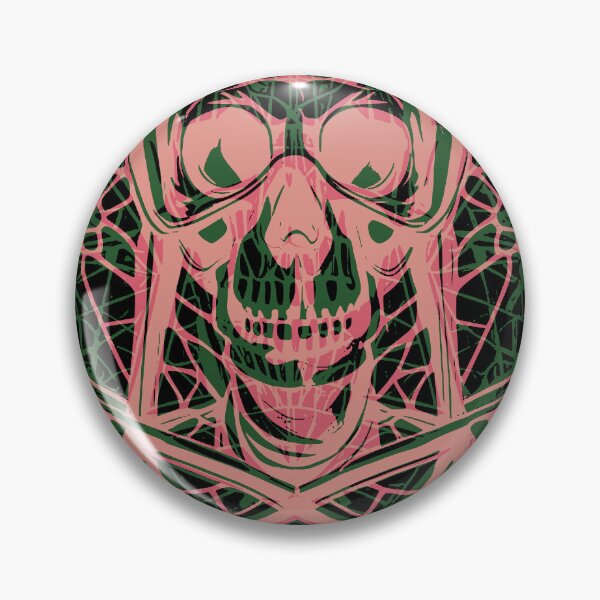 Item preview, blacklight double skull psychedelics designed and sold by weirdove.
