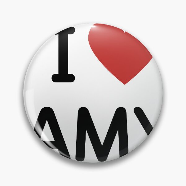 Item preview, I HEART AMY - BLACK TEXT designed and sold by mughairs.