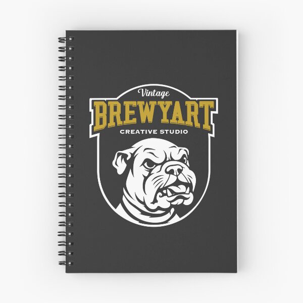 Item preview, Brewyart Studio, Vintage Bulldog, Trueno, relámpago, insignia, salvaje, Japón, esqueleto, moto, ciclista designed and sold by Brewyart Creative Design.