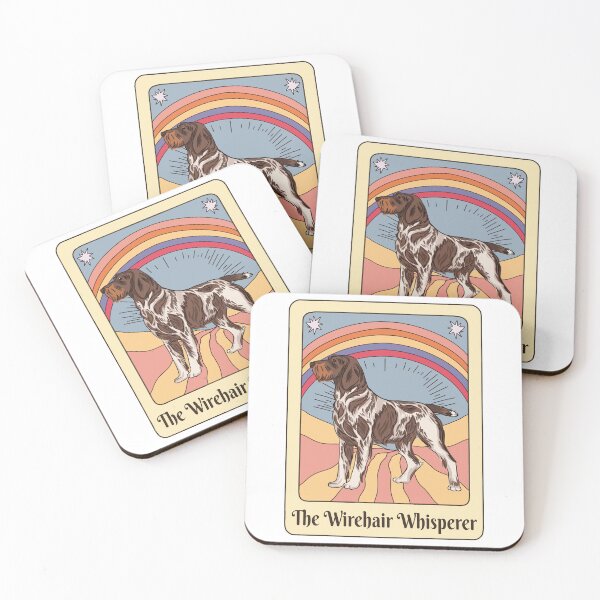 Item preview, German Wirehaired Pointer Hunting Dog GWP Whisperer Tarot designed and sold by MrEddie10.