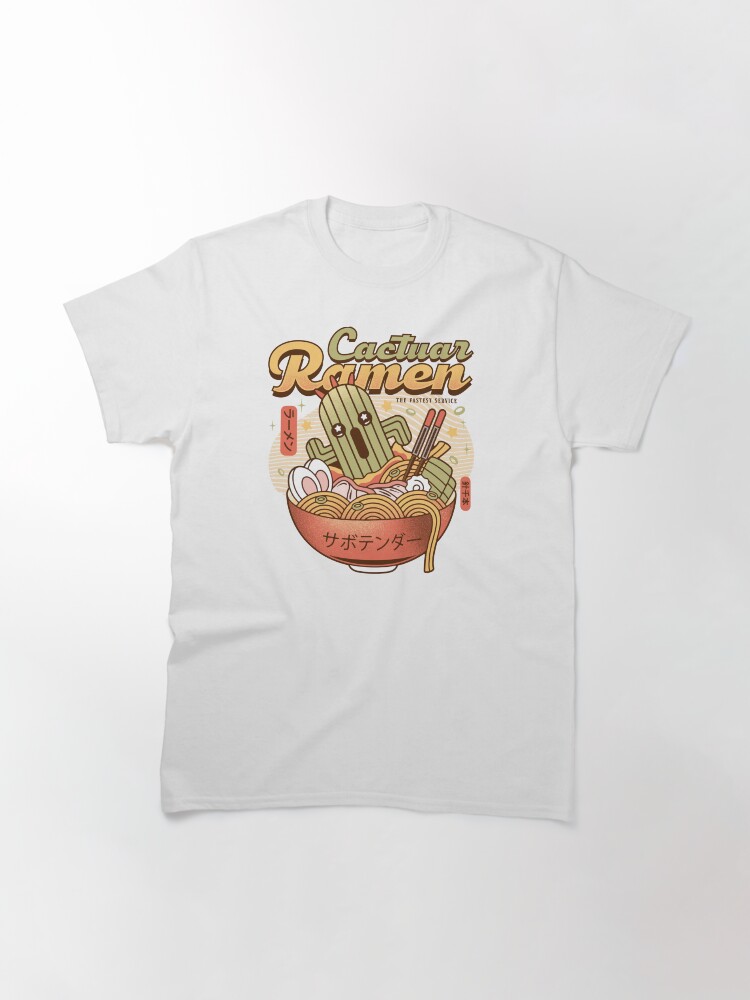 Thumbnail 3 of 7, Classic T-Shirt, Cactuar Ramen Vintage designed and sold by Lagelantee.