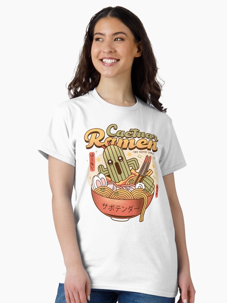 Thumbnail 2 of 7, Classic T-Shirt, Cactuar Ramen Vintage designed and sold by Lagelantee.